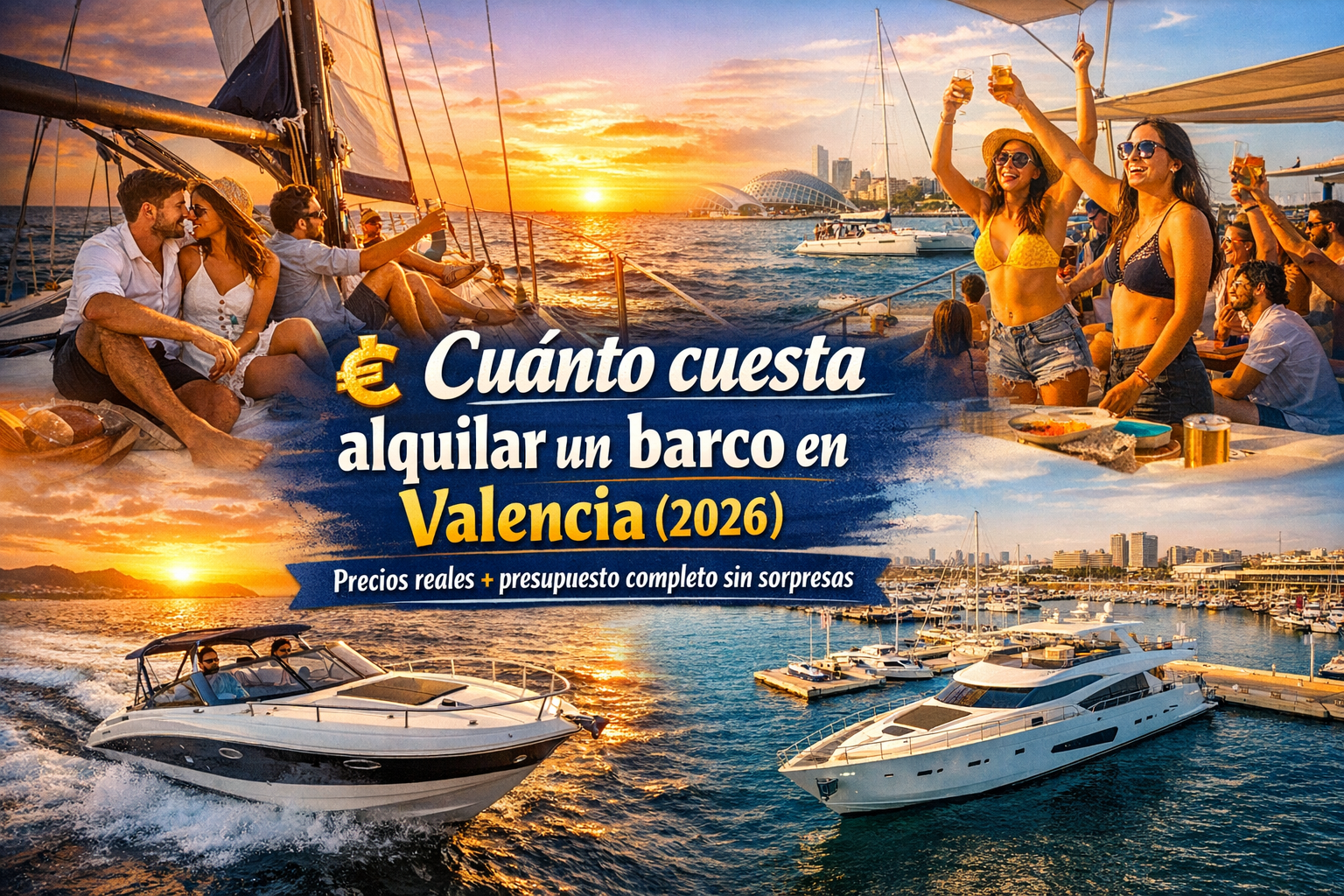 Precio alquiler barco Valencia: comparativa por tipo de embarcaci&oacute;n y temporada