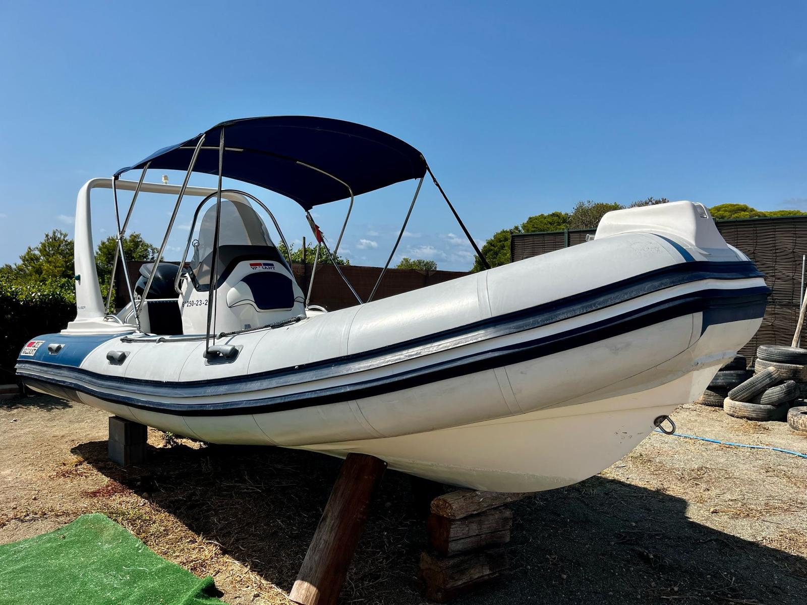 Puesta de sol desde la proa